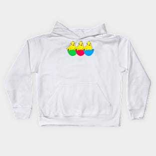 Three chicks! Kids Hoodie